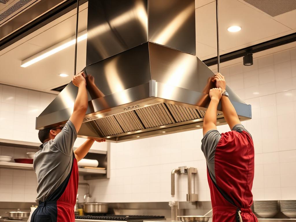 Kitchen Hood Installation